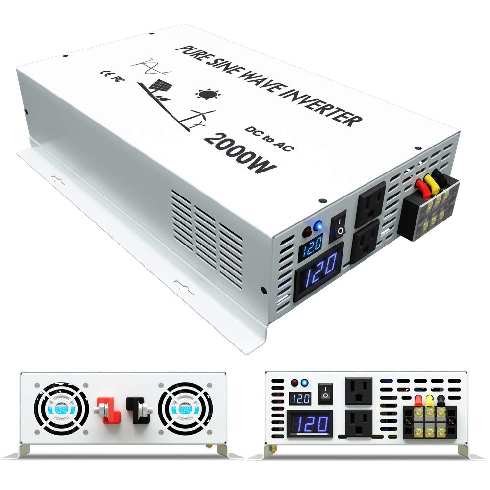 Inverter Pure Sine Wave 60Hz 120V 3000W - Kapalı ızgara güneş invertör 24V 120V