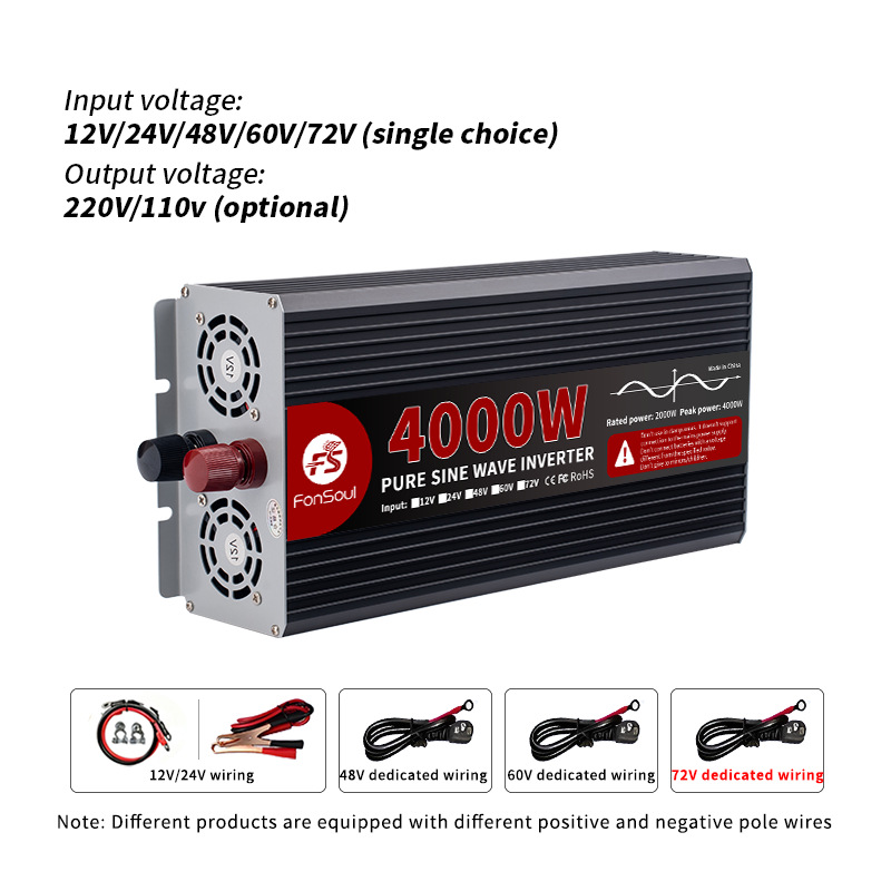 6000W 5000W 4000W 3000W Saf Si - Pure Sine Wave Inverter 5000W 48V 220V incelemesi ve fiyatı